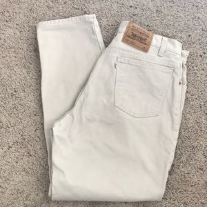 Levi 951 Relaxed Tapered Jeans Khaki Size 16M